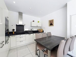 Private kitchen - Villa in Cala Rossa with Private Pool and Beach Within Walking Distance (Lecci)