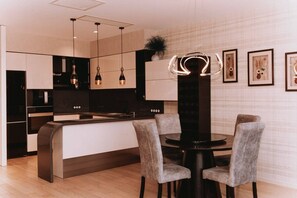 Dining - Cozy 1-bedroom King david Residence apartment in T’bilisi / Gym / Spa / Pool (T'bilisi)