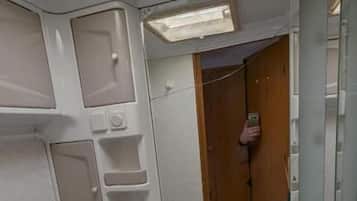 Basic Mobile Home, 2 Twin Beds | Bathroom