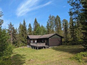 Hytte - 3 soveværelser - ryger - balkon | Udendørsområde