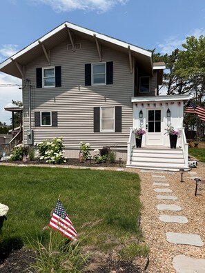 Exterior - NEW 4BR Coastal Home with AC Steps to Kinney Shores Beach ⭐⭐⭐⭐⭐ (Saco)