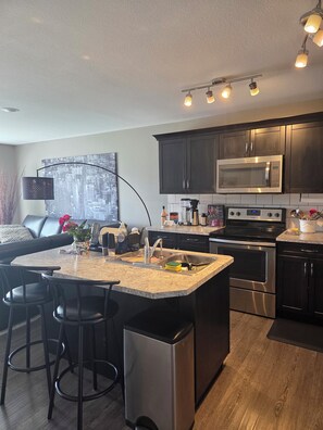 Private kitchen - The LUX Home Retreat Near Beach. A Perfect Place to Getaway Year-Round! (Sylvan Lake)