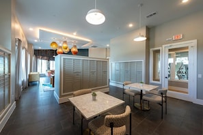 Dining - Landing | Chic 1BD, Game Room, Gym (Richmond)