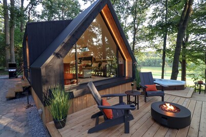 NEW-The Marburg Cabin Modern A-frame