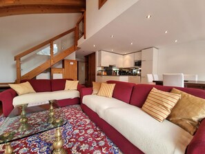 Living area - 6-Bettwohnung Nr. 1 by Interhome (Saas-Fee)