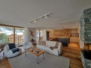 Living area - Appartement/Fewo by Interhome (Saas-Fee)