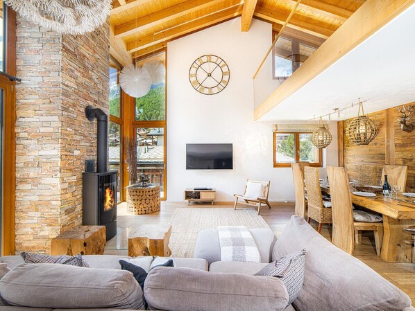 Living area - 10-Bettwohnung by Interhome (Saas-Fee)