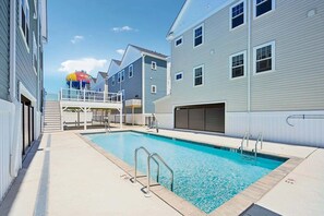 Pool - Luxury Top-Floor 3BR Condo with Pool, Just 2 Blocks from the Beach! (Wildwood)