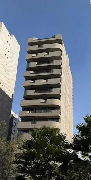 Façana frontal de l'allotjament