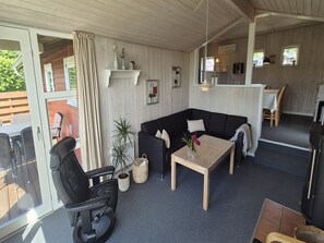Fernseher, Kamin