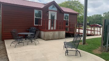 Chalet rustique Deluxe, vue sur le lac | Restauration en plein air