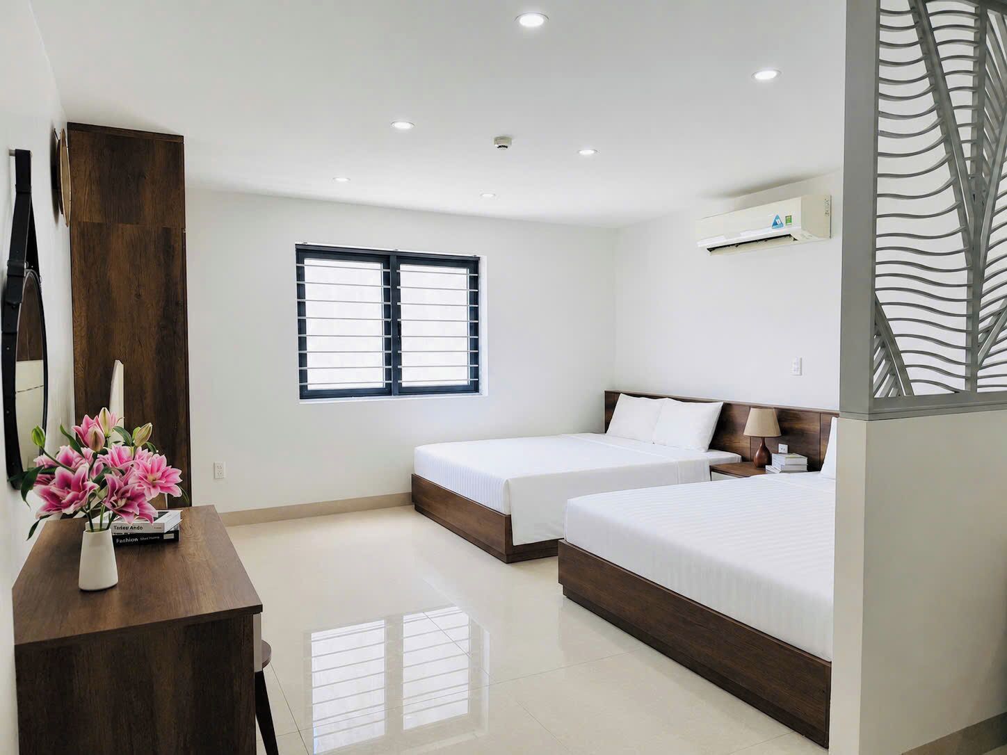 Kamar Keluarga | Tirai kedap cahaya dan Wi-Fi gratis