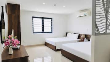 Kamar Keluarga | Tirai kedap cahaya dan Wi-Fi gratis