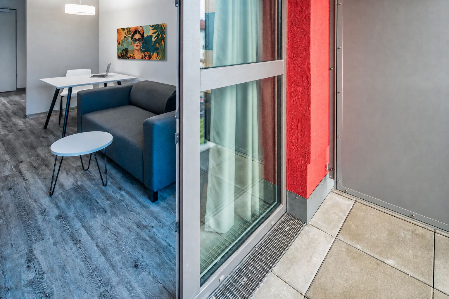 Apartamento luxo, sacada, vista para a cidade | Terraço/pátio