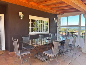 Dining - Cumbre Chalet in Sada with a pool and views of Sada (Sada)