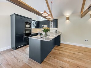 Dishwasher, high chair - All on the Ground Floor: 
Open plan living space. (Yarcombe)