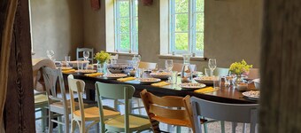Stunning half-timbered house with a gym—enough space for 4 families (up to 21 people)