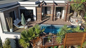 Outdoor pool - Villa Celeste pool and sea view, beach nearby (Pietrosella)