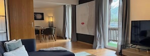 Living area - Hermann 1 by Arosa Holiday Appartement/Fewo, Bad, WC, 8-Bettwohnung Hermann 1 by Interhome (Arosa)