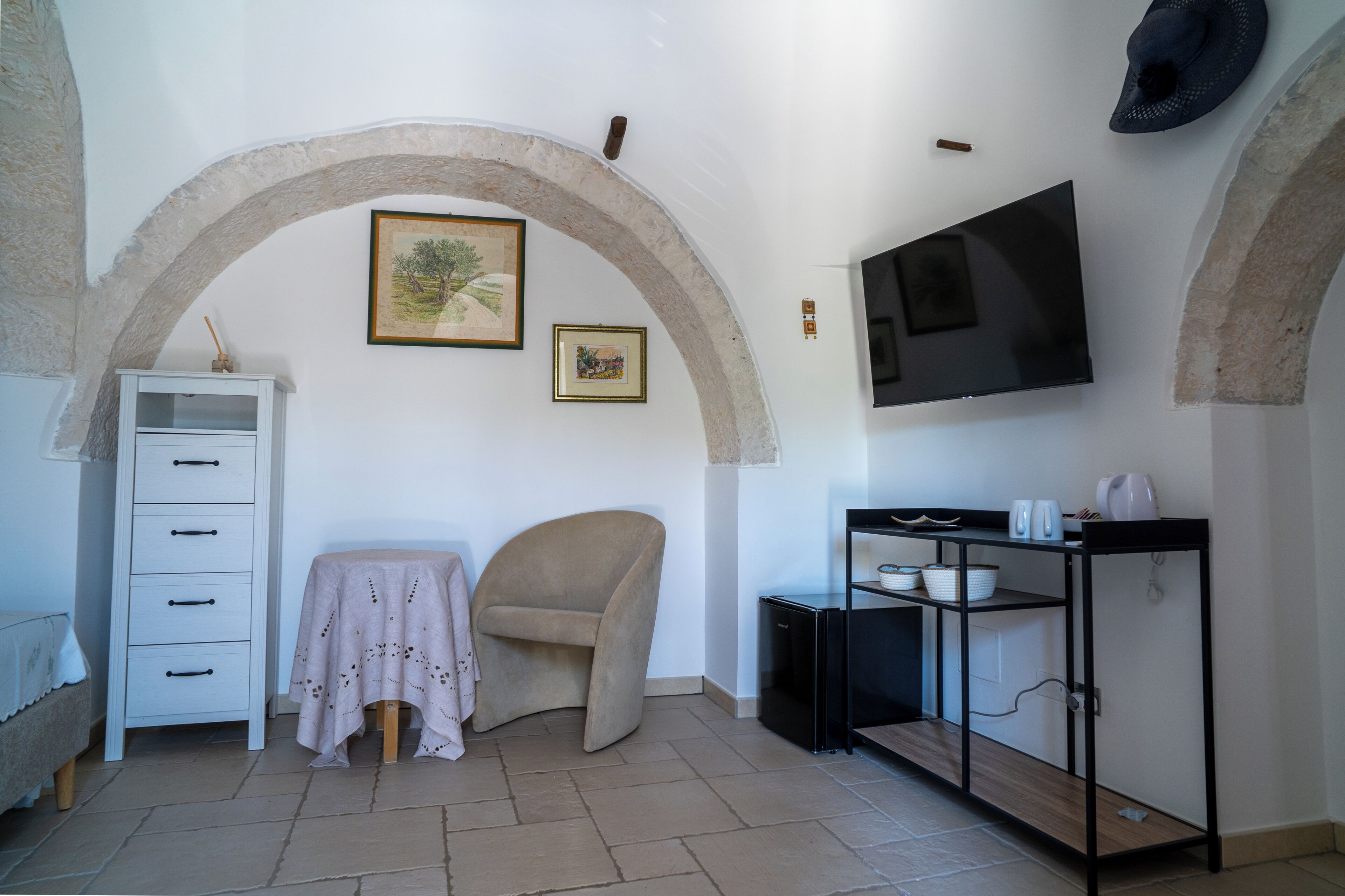 Deluxe-Doppelzimmer, Terrasse | Wohnbereich