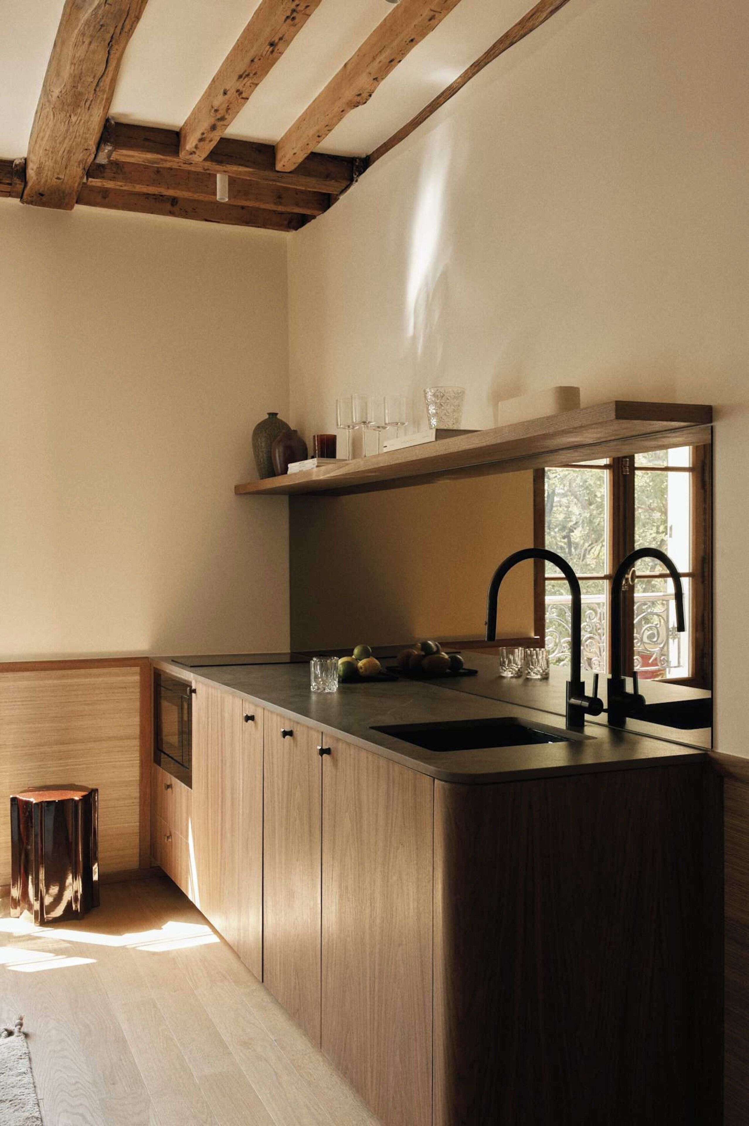 Departamento | Cocina privada | Cafetera y tetera, refrigerador, microondas y horno 