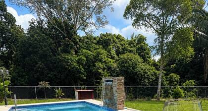 Cabin with a private pool, horses, nature, and complete tranquility