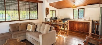 Cabin with a private pool, horses, nature, and complete tranquility