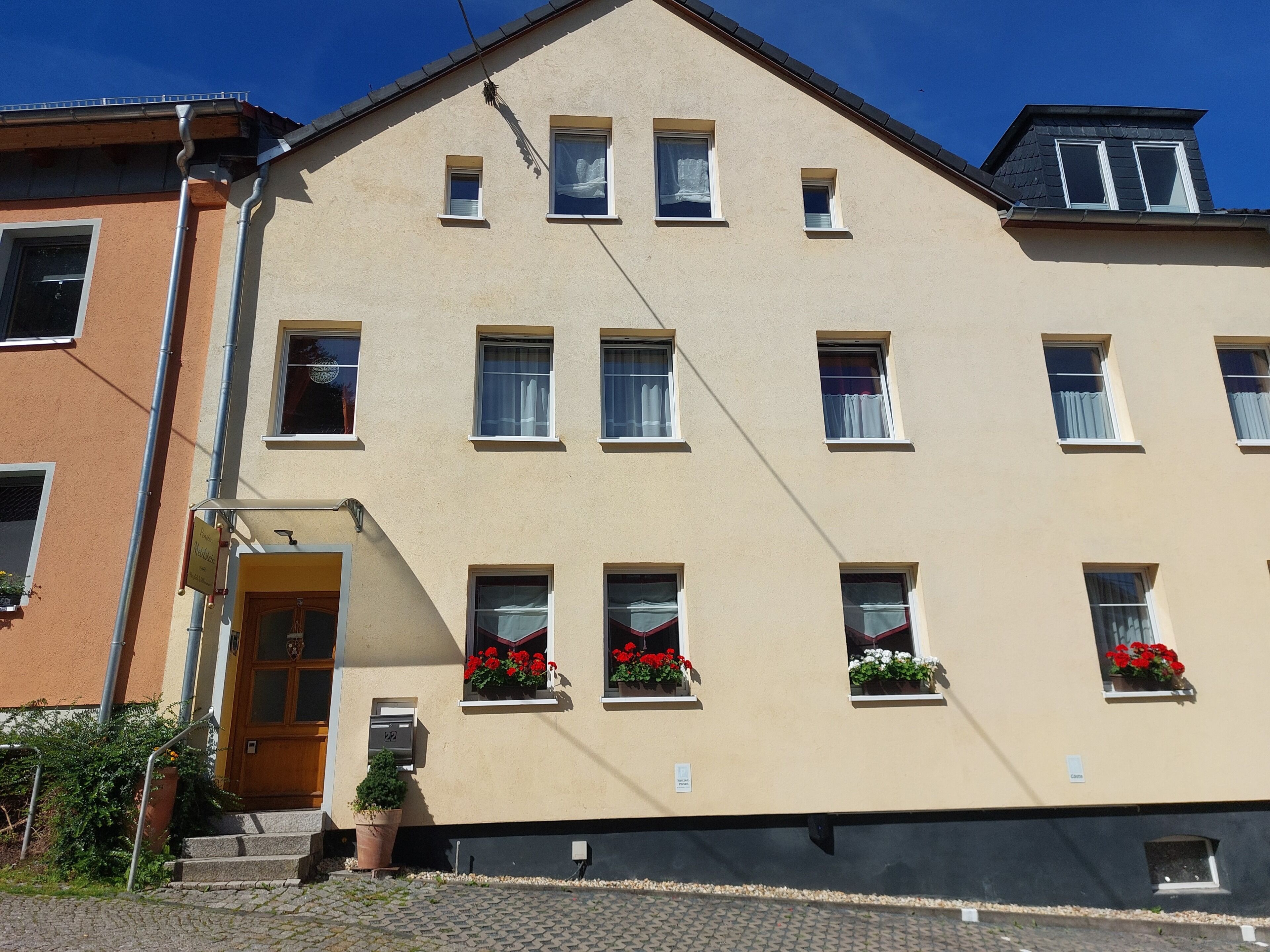 Fassade der Unterkunft