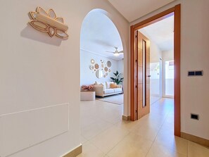 Interior - Stylish Apartment with Balcony & Pool View (Los Alcazares)
