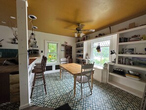 Dining - 1850s Farmhouse in Walkable Village of North Bennington - Waterfall Views (Bennington)