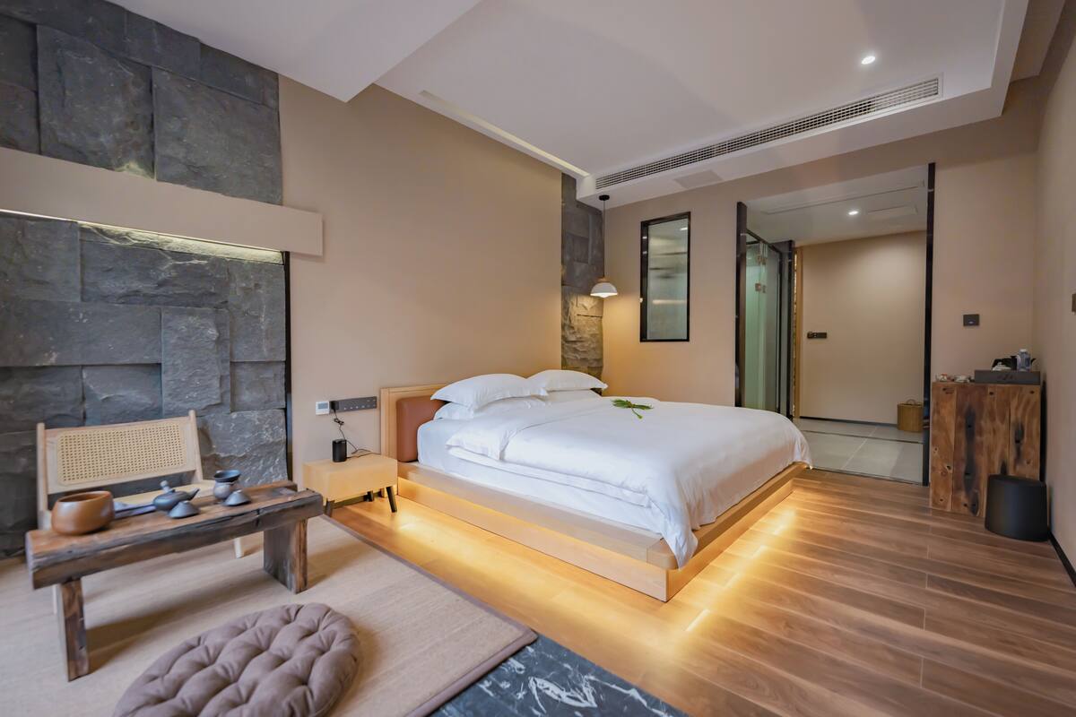 Habitación individual Prestigio, aire acondicionado, vista a la montaña | Cortinas blackout, insonorización y wifi gratis