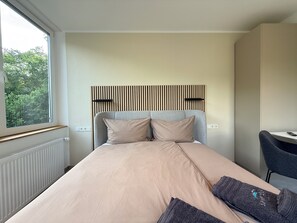 Doppia Deluxe, 1 letto queen, vista montagna | Una scrivania, Wi-Fi gratuito