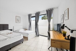Apartment, Nichtraucher, Küche | Verdunkelungsvorhänge, Bügeleisen/Bügelbrett, kostenloses WLAN