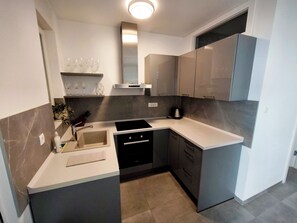 Deluxe-Haus, Veranda, Meerblick | Eigene Küche