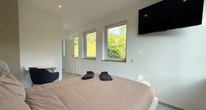 S1 - Sauerblick - Queen-size bed with bathroom in Bollendorf, right on the river