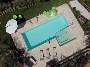 Pool - Beautiful apartment for 6 people with pool, WIFI and TV, close to Assisi (San Vitale)