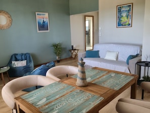 TV - Apartment with AC, lagoon view - 2 guests (Saint-Paul)