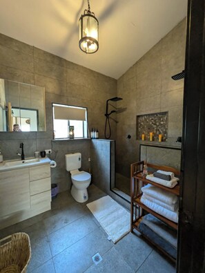 Hair dryer, towels, soap, shampoo - Country Stay with Pool, Firepit & Vaulted Ceilings on 2.5 acres. Pet Friendly (Cardup)