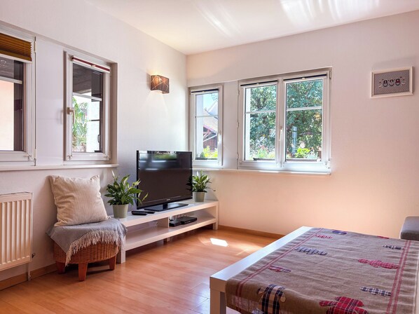 Iron/ironing board, WiFi, bed sheets - Spacious vacation rental "Les Petits Bouchons" between Eguisheim and Colmar in the vineyards (Wettolsheim)