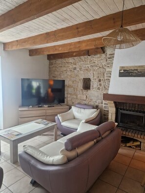 Living area - House with a garden in Sarzeau – Gulf of Morbihan (Sarzeau)