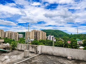 Blick von der Unterkunft