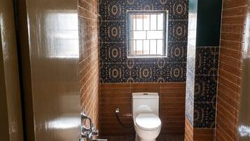 Towels, soap, toilet paper