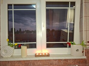 อพาร์ทเมนท์ (Classic One Bedroom Apartment with Te) | ห้องน้ำ | ผ้าเช็ดตัว