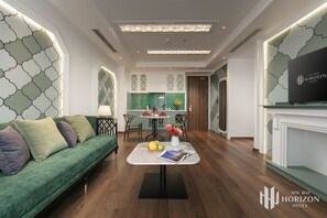 Royal Double Room, Balcony, Mountain View | Living area - Noi Bai Horizon Hotel & Spa (Noi Bai)