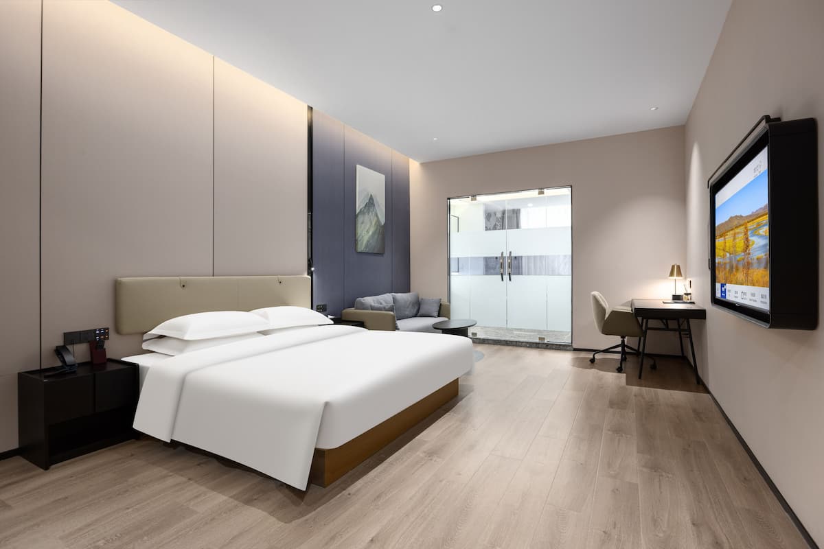 Habitación doble superior | Escritorio, espacio para trabajar con un portátil, cortinas opacas