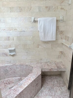Hair dryer, towels, soap, toilet paper - Casa Buenavista Suite with Private Terrace (Mérida)