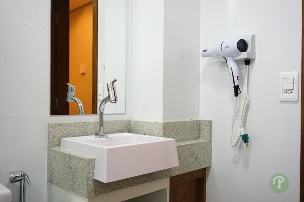 Habitación Deluxe con 2 camas individuales, patio | Baño
