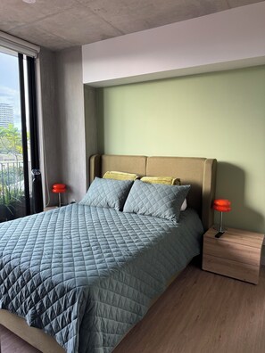 1 bedroom, iron/ironing board, WiFi, bed sheets - Cozy apartment with Funky vibes and a beautiful view of San José city (San José)
