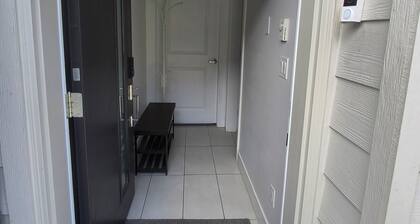 Private modern room with separate entrance at Newton surrey