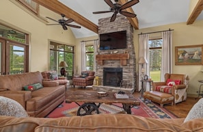 Smart TV - Morning Mist Lake House in Killen, AL (Killen)